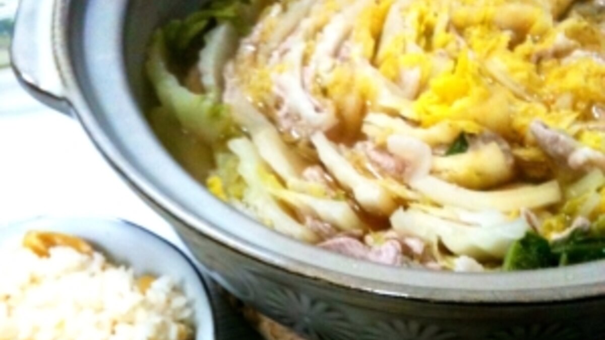 失敗なしっ 白菜と豚肉のミルフィーユ鍋 レシピ 作り方 By みとえみ 楽天レシピ